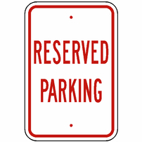 Reserved Parking Spot at the Farmers Market 